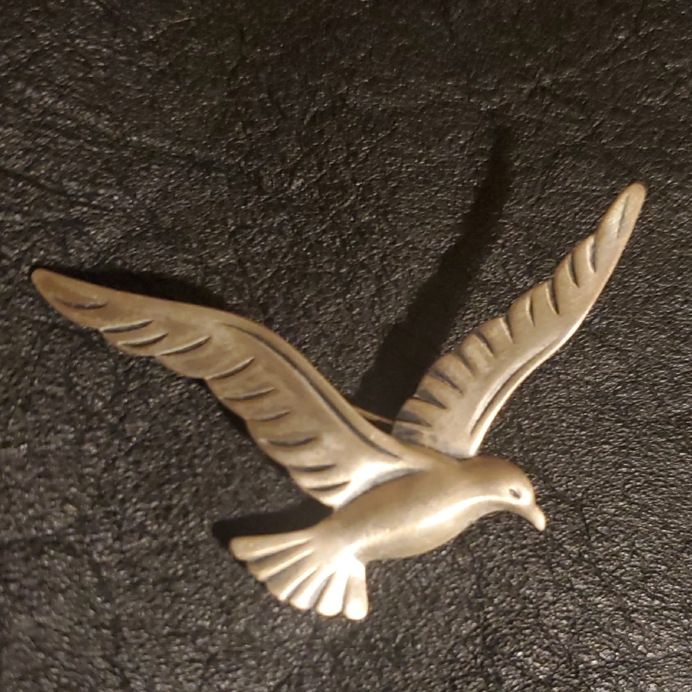 Beau Sterling Silver Pin Vintage Sterli ng Silver Unisex .en Women